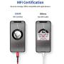 JSAUX Lightning to 3.5mm Audio Cable 6FT, [Apple Mfi Certified] iPhone Audio Headphone Jack Cable Lightning to Aux Cord Compatible with iPhone SE/11/11 Pro/11 Pro Max/X XR XS XS Max 8 8P 7 7P-Red