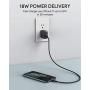 USB C Charger AUKEY 18W iPhone Fast Charger with Foldable Plug & Power Delivery 3.0, Compact PD Charger Adapter Type C Wall Charger for iPhone 11 Pro Max SE, iPad Pro, AirPods Pro, Pixel 4 XL, Switch