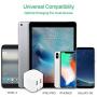 USB Wall Charger, Auto Shut Off Cell Phone Wall Charger with Foldable Plug 12W 2.4A BULL Ultra Compact Dual Port Travel Power Adapter for iPhone Xs/Max/XR/X/876/Plus, iPad,Samsung S4/S5 and More