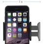 Cell Phone Clip on Stand Holder - with Grip Flexible Long Arm Gooseneck Bracket Mount Clamp for iPhone X/8/7/6/6s/5 Samsung S8/S7, used for bed, desktop, Black