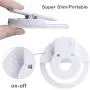 BaSi Selfie Ring Light,Selfie Light Rechargeable Portable Clip-on Selfie Fill Ring Light for iPhone Android Smart Phone Photography, Camera Video, Girl Makes up (White) BaSi Selfie Ring Light,Selfie Light Rechargeable Portable Clip-on Selfie Fill Ring Light for iPhone Android Smart Phone Photography, Camera Video, Girl Makes up (White)