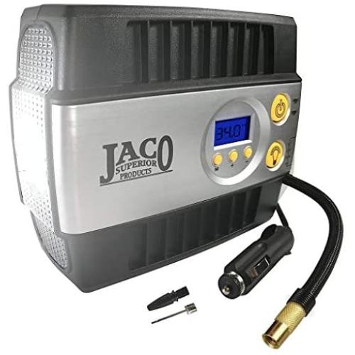 JACO SmartPro Digital Tire Inflator Pump - Premium 12V Portable Air Compressor - 100 PSI