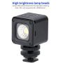 ULANZI L1 Pro Mini LED Light Waterproof LED Lighting with 20 Color Gels for Smartphone Camera Drone Photography,Video, Underwater,Compatible w DJI OSMO Action Gopro 8 7 6 5 iPhone DSLR Cameras