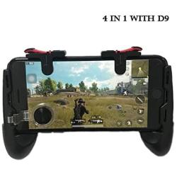 Kindsells 4 in 1 Mobile Phone Shooter Gamepad Gaming Aim Key Controller for iPhone Android Gamepads & Standard Controllers