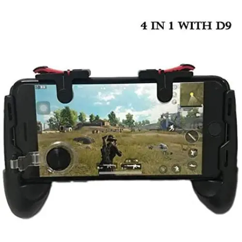 Kindsells 4 in 1 Mobile Phone Shooter Gamepad Gaming Aim Key Controller for iPhone Android Gamepads & Standard Controllers