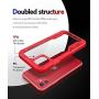 MOBOSI Vanguard Armor Designed for iPhone 11 Case, Rugged Cell Phone Cases, Heavy Duty Military Grade Shockproof Drop Protection Cover for iPhone 11 6.1 Inch 2019 (Red)