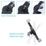 T-SIGN IPad Tripod Stand Mount, Reinforced Foldable Floor, Height Adjustable 360 Rotating for More 7 to 12 Inch Tablets, Carrying Case, Phone Holder, Bluetooth Remote Control
