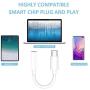 ErnestWoolomd USB C to 3.5mm Headphone/Earbuds Jack Adapter, USB Type C to 3.5mm Adapter Compatible with Pixel 4 3 2 XL, Samsung S10 S9 Plus Note 10, iPad Pro,Mate 30 20 Pro and More [2 Pack]