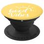 Good Vibes Cute Yellow Sun Beach Positive Energy Quotes Gift PopSockets Grip and Stand for Phones and Tablets