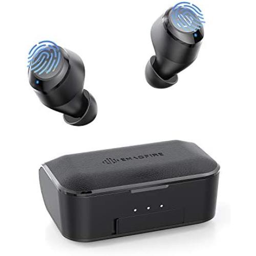 Wireless Earbuds, ENACFIRE F1 Wireless Earbuds CVC 8.0 Noise Cancellation Apt-X Stereo Sound Wireless Headphones 208H Cycle Playtime IPX8 Waterproof Bluetooth 5.0 Headset