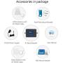 Cell Phone Signal Booster for Home and Office - Supports GSM 3G and 4G LTE Voice and Data Signal for Verizon, AT&T, T-Mobile, Sprint Band 5/12/13/17 - Cover Up to 5,500 Square Foot Area