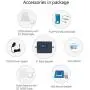 Cell Phone Signal Booster for Home and Office - Supports GSM 3G and 4G LTE Voice and Data Signal for Verizon, AT&T, T-Mobile, Sprint Band 5/12/13/17 - Cover Up to 5,500 Square Foot Area
