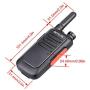 Retevis RT69 Walkie Talkies for Adults Long Range VOX Flashlight Squelch Rechargeable 2-Way Radio with Earpiece Headset (4 Pack)