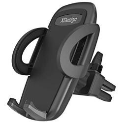 XDesign Air Vent Car Mount Premium Universal Phone Holder Cradle Compatible with iPhone 11 Pro iPhone XR XS Max SE 2020 8 Plus 7 6s 6 Galaxy S20 S10 S9 S8 Plus Edge, Note 10 9 & Other Smartphone
