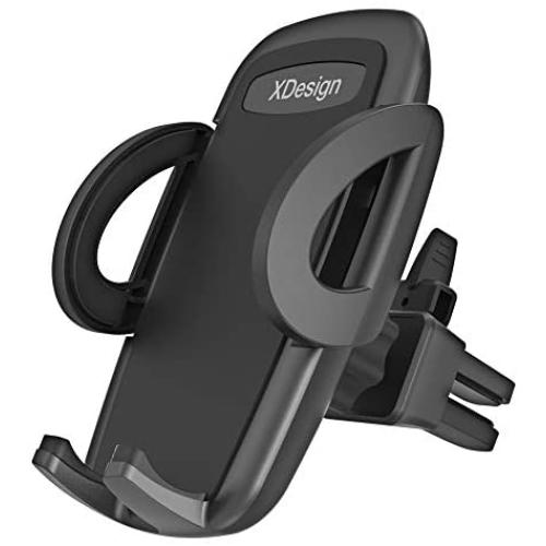 XDesign Air Vent Car Mount Premium Universal Phone Holder Cradle Compatible with iPhone 11 Pro iPhone XR XS Max SE 2020 8 Plus 7 6s 6 Galaxy S20 S10 S9 S8 Plus Edge, Note 10 9 & Other Smartphone