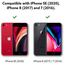 Caseology Full Cover Tempered Glass for Apple iPhone SE 2020 Screen Protector for iPhone 8/7 with Installation Kit - 2 Pack