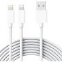 iPhone Charger Cable, [2Pack 10FT]Extra Long Fast Charging & Syncing Cord Compatible with iPhone Xs/Max/XR/X/8/8Plus/7/7Plus/6S/6S Plus/SE/iPad/iPod and More - White