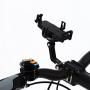 LIVALL S2 Cycling Bike Bicycle Mobile Phone Mount Holder Charger, 360°Rotation Adjustable Phone Holder Charger for iPhone 6 Plus, iPhone 5 4S, Samsung Galaxy S6 Edge 4-8 inches Smart Phones