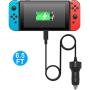 Car Charger for Nintendo Switch and Switch Lite, FYOUNG High Speed Car Charger Adapter for Nintendo Switch (6.6 FT USB Type-C Charger Cable)