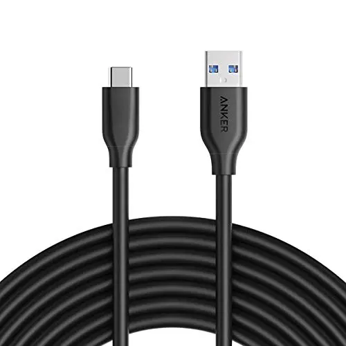 USB C Charger, Anker Powerline USB C to USB 3.0 Cable (10ft) with 56k Ohm Pull-up Resistor for Samsung Galaxy Note 8, S8, S8+, S9, S10, Oculus Quest, Sony XZ, LG V20 G5 G6, HTC 10 and More USB C Charger, Anker Powerline USB C to USB 3.0 Cable (10ft) with 56k Ohm Pull-up Resistor for Samsung Galaxy Note 8, S8, S8+, S9, S10, Oculus Quest, Sony XZ, LG V20 G5 G6, HTC 10 and More