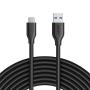 USB C Charger, Anker Powerline USB C to USB 3.0 Cable (10ft) with 56k Ohm Pull-up Resistor for Samsung Galaxy Note 8, S8, S8+, S9, S10, Oculus Quest, Sony XZ, LG V20 G5 G6, HTC 10 and More