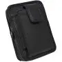 Garrison Grip Cowhide Leather OWB CCW Cell Phone Belt Pack Fits S&W Bodyguard, Ruger LCP, LCPII, and Smaller Guns (Black)