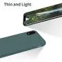 OTOFLY iPhone XR Case,Ultra Slim Fit iPhone Case Liquid Silicone Gel Cover with Full Body Protection Anti-Scratch Shockproof Case Compatible with iPhone XR 6.1 inch, [Upgraded Version] (Pine Green)