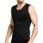 Roseate Mens Body Shaper Hot Sweat Workout Tank Top Slimming Sauna Vest Neoprene Compression Thermal Shirt
