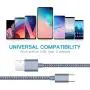 USB Type C Cable OULUOQI USB C Cable 3 Pack(6ft) Nylon Braided Fast Charging Cord(USB 2.0) Compatible with Samsung Galaxy S10 S9 Note 9 8 S8 Plus,LG V30 V20 G6 G5,Google Pixel(Black Grey) USB Type C Cable OULUOQI USB C Cable 3 Pack(6ft) Nylon Braided Fast Charging Cord(USB 2.0) Compatible with Samsung Galaxy S10 S9 Note 9 8 S8 Plus,LG V30 V20 G6 G5,Google Pixel(Black Grey)
