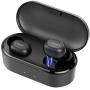 Tepoinn Wireless Earbuds, Bluetooth 5.0 True Wireless Earphones with Microphone,One-Step Pairing,35H Playing in-Ear Bluetooth Headphones Sports Headset, Black
