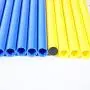 PawHut 4PC Obstacle Dog Agility Training Course Kit Backyard Competitive Equipment- Blue/Yellow