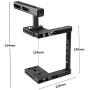 CAMVATE Basic Camera Cage Rig with Top Handle Universal Use