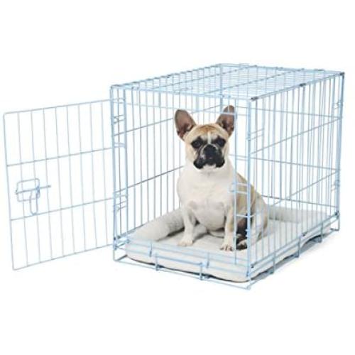 Single Door Metal Dog Crate Carlson Pet Deluxe Pet Crate - Small