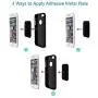 Mount Metal Plate for Cell Phone Magnet Holder Magnetic Car Mount with Strong Adhesive Sticker, 2 Round and 2 Rectangle Black Mount Metal Plate for Cell Phone Magnet Holder Magnetic Car Mount with Strong Adhesive Sticker, 2 Round and 2 Rectangle Black