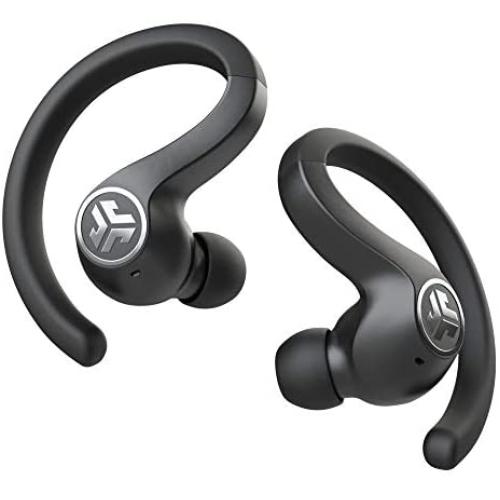 JLab Audio JBuds Air Sport True Wireless Bluetooth Earbuds + Charging Case - Black - IP66 Sweat Resistance - Class 1 Bluetooth 5.0 Connection - 3 EQ Sound Settings JLab Signature, Balanced, Bass Boost
