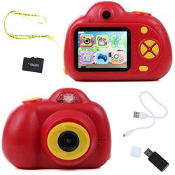 IQ Toy Digital Camera Gift for Kids- Takes Pictures, Videos, Records and Digital Image Playback. Mini Rechargable Camera Comes with USB Cable, 16 GB SD Card, and USB Card Reader Included