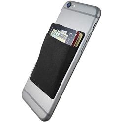 CardNinja Ultra-Slim Self Adhesive Credit Card Wallet for Smartphones, Black