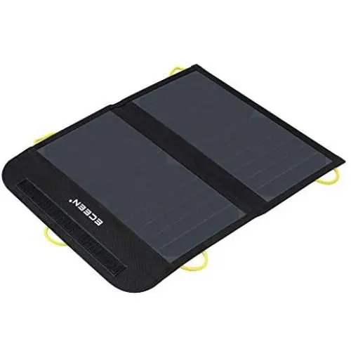 ECEEN Solar Charger Foldable Solar Panel Charge for iPhones, Smartphones, Tablets, GPS Units, Speakers, Gopro Cameras, and Other Devices (13W with Net Pocket) ECEEN Solar Charger Foldable Solar Panel Charge for iPhones, Smartphones, Tablets, GPS Units, Speakers, Gopro Cameras, and Other Devices (13W with Net Pocket)