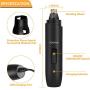 Seanme Dog Nail Grinder with LED Light, Professional Dog Nail Grooming 2-Speed Electric Pet Nail Trimmer Painless Paws Rechargeable Dog Claw Care for Small/Medium/Large Dogs & Cats & Rabbits