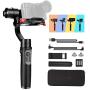 Hohem Digital Camera Gimbal Stabilizer Handheld Gimble for Sony RX100, for Canon PowerShot, for Panasonic Lumix, Action Cameras and Smartphones, Playload 400g, 3-in-1 Gimball (hohem iSteady Multi)