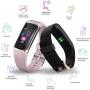 Fitness Tracker HR Activity Tracker with Heart Rate Monitor Waterproof SmartWatch with Step Counter Fit Watch Sleep Monitor Step Counter for Men and Women