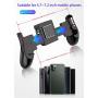 SONGVEN Semiconductor Mobile Game Controller Gamepads with Two Triggers Sensitive Aim Shoot Keys Portable Semiconductor Phone Radiator for 4-6.7 inch iOS Android Phones (H5。)