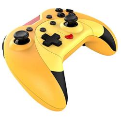 ipega-PG-SW023 Bluetooth Wireless Gamepad with Vibrating six-axis Function for N-Switch PS3 Galaxy S10/S10+ Galaxy S20 S20+5G LG Oppo VIVO MI Android Smartphone Tablet (Win 7 and Above) (Yellow)