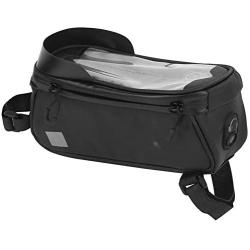 MAGT Bike Tube Bag, Outdoor Universal Bike Mobile Phone Bag with Sun Visor Frame Fingerprint Unlock Bike Front Tube Bag Cycling Accessories