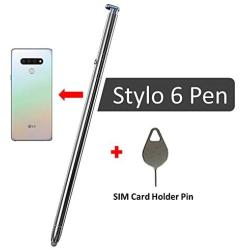 Stylo 6 Pen Touch Stylus Pen Replacement Part for LG Stylo 6 Stylus 6 Q730AM Q730VS Q730MS Q730PS Q730CS Q730MA All Version LCD Touch Pen Stylus Pen + Eject Pin (White Phone Pen)