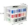 Simthread Machine Embroidery Thread Polyester 63 Colors with Plastic Storage Box for Embroidery,Sewing Machines Simthread Machine Embroidery Thread Polyester 63 Colors with Plastic Storage Box for Embroidery,Sewing Machines