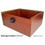 Multi Device Charging Box with Lock - Locking Cell Phone Charging Station Wooden Stash Box with Lock Large Safe Box with USB Charger Wood Stash Boxes