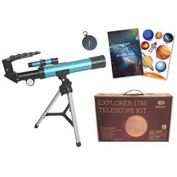 Qurious Space Kids Explorer Telescope Gift Kit Eco Carry Case 1750| Children