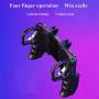 Game Controller for Android, Metal Controller Joystick for Mobile Trigger Gamepad for Android Phone Shooting Game-1-