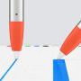 Logitech Crayon Digital Pencil for iPad Pro 12.9-Inch (3rd Gen), iPad Pro 11-Inch, iPad (7th Gen), iPad (6th (Gen), iPad Air (3rd Gen), iPad Mini 5, iOS 12.2 and Above — (Orange)